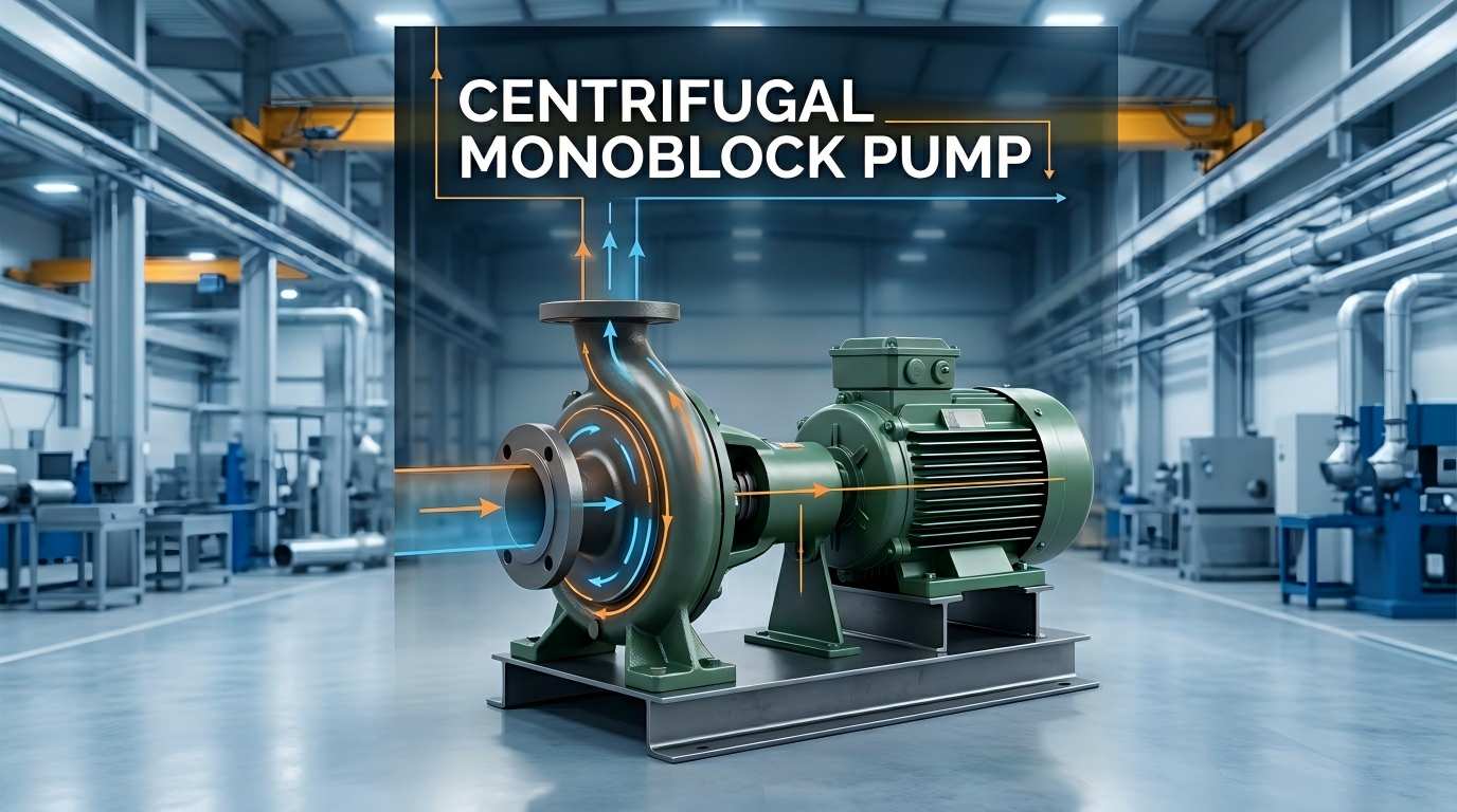 Apa itu Pompa Monoblok Sentrifugal? Analisis Lengkap Prinsip Kerja, Fitur Struktural dan Aplikasi
