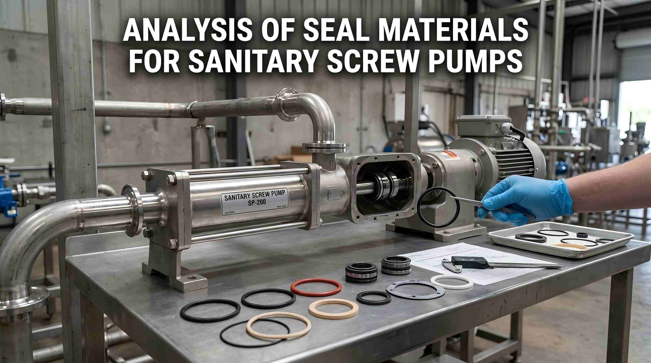 Analisis Bahan Segel untuk Pompa Sekrup Sanitasi